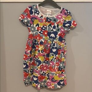 Hanna Andersson Red and Yellow Puff Sleeve Sundress